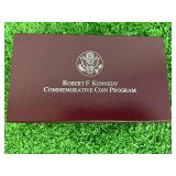 Robert F Kennedy Proof & Uncirculated Silver Dollars