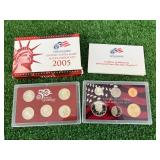 2005 US Mint Silver Proof Set