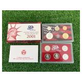 2001 US Mint Silver Proof Set
