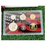 2002 US Mint Silver Proof Set