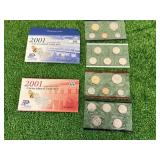 2001 US Mint Uncirculated Coin Sets