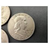 10 Franklin Half Dollars
