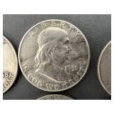 10 Franklin Half Dollars