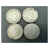 4 Barber Quarters