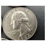 8 Silver Washington Quarters