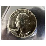 1957 Proof Washington Quarter