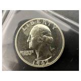 1962 Proof Washington Quarter