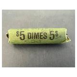 Full Roll (40) Silver Roosevelt Dimes