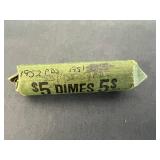 Full Roll (40) Silver Roosevelt Dimes