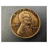 1954 Lincoln Cent