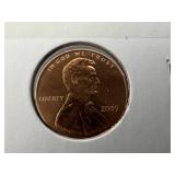 5 2009 Lincoln Log Cabin Pennies