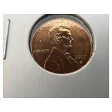 5 2009 Lincoln Log Cabin Pennies