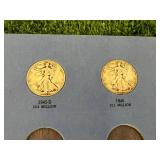Liberty Standing Half Dollar Collection (19 Coins)