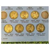 Jefferson Nickle Collection (52 Coins) 1938 - 1961