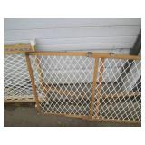 Lot of (3) wood framed baby or pet ...