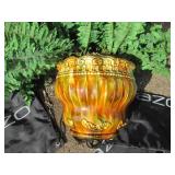 Draw string backpacks and Faux fern...