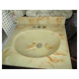 Small bathroom cabinet with sink