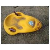 Kids snow Sled with controls