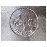 Kitchen ware and a Lodge pan