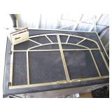 Black and Brass tone 2-door gas fir...