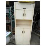 Vintage Metal petite sized pantry c...