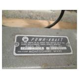 Vintage Powr-Kraft scroll saw...