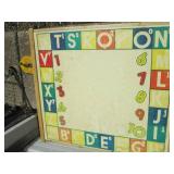 Vintage child size table plus chain...