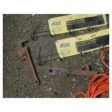 Pair of extension cord plus metal f...
