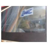 Wood framed patio door...