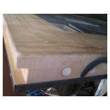 Wood framed patio door...