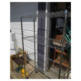 4-Tier food grade rolling wire rack...