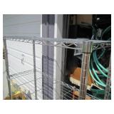 4-Tier food grade rolling wire rack...
