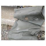 Vintage army green garmet bag and p...