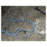 Thick ropes, coated cable and metal...