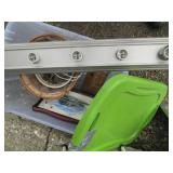 6-bulb vanity light, Cosco step sto...