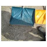 Snow Shovels and lawn sprinklers...