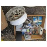 Junk drawer containing a variety of...