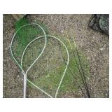 Long handled Fishing nets and rods...