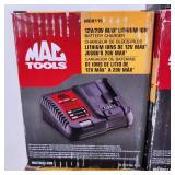 Lot of 6 Mac Battery Chargers 12v to 20v DeWalt Compatible And a 12v Battery