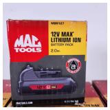 Lot of 6 Mac Battery Chargers 12v to 20v DeWalt Compatible And a 12v Battery