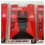 Lot Of 10 New Craftsman Multi Tool Blade 5, 2 1/2" and 5, 1 1/8"