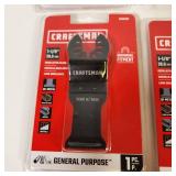 Lot Of 9 New Craftsman Multi Tool Blade 5, 2 1/2" and 4, 1 1/8"