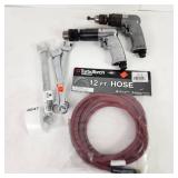 Lot Of Mac Tools Drills 3/8" Pneumatic AD540 & 1/2" AD590 4 Combination Wrenches 18 19 20mm 12