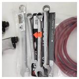 Lot Of Mac Tools Drills 3/8" Pneumatic AD540 & 1/2" AD590 4 Combination Wrenches 18 19 20mm 12