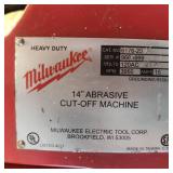 Milwaukee 14" Abrasive Cut-Off Machine