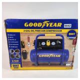 Goodyear 2 Gal Oil Free Air Compressor Very Quiet