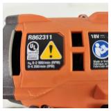 Lot Of Ridgid Impact Drivers R872311 And R862311 Three Batteries 2 R87002 1R840020