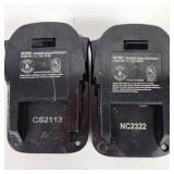 Lot Of Ridgid Impact Drivers R872311 And R862311 Three Batteries 2 R87002 1R840020