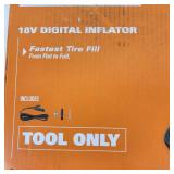 Ridgid 18V Digital Inflator Fastest Tire Fill TOOL ONLY