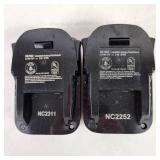 Ridgid Drill R86001 1/2" And Ridgid Impact Driver R86002 Impact Driver 2 Batteries R87002